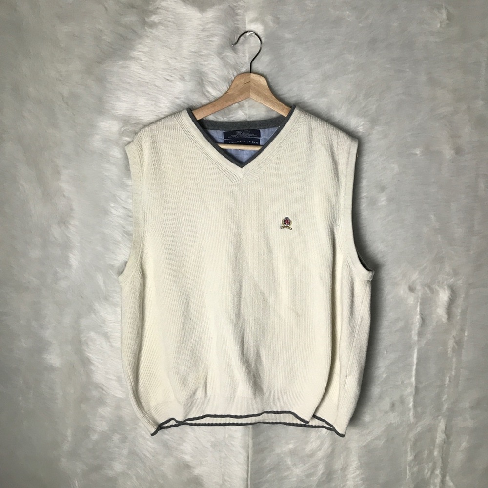 Vintage Tommy Hilfiger  100% cotton sweater vest